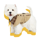 British Style Dog Trench Coat