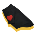 Heart Plush Warm Fleece Dog Sweater Cream