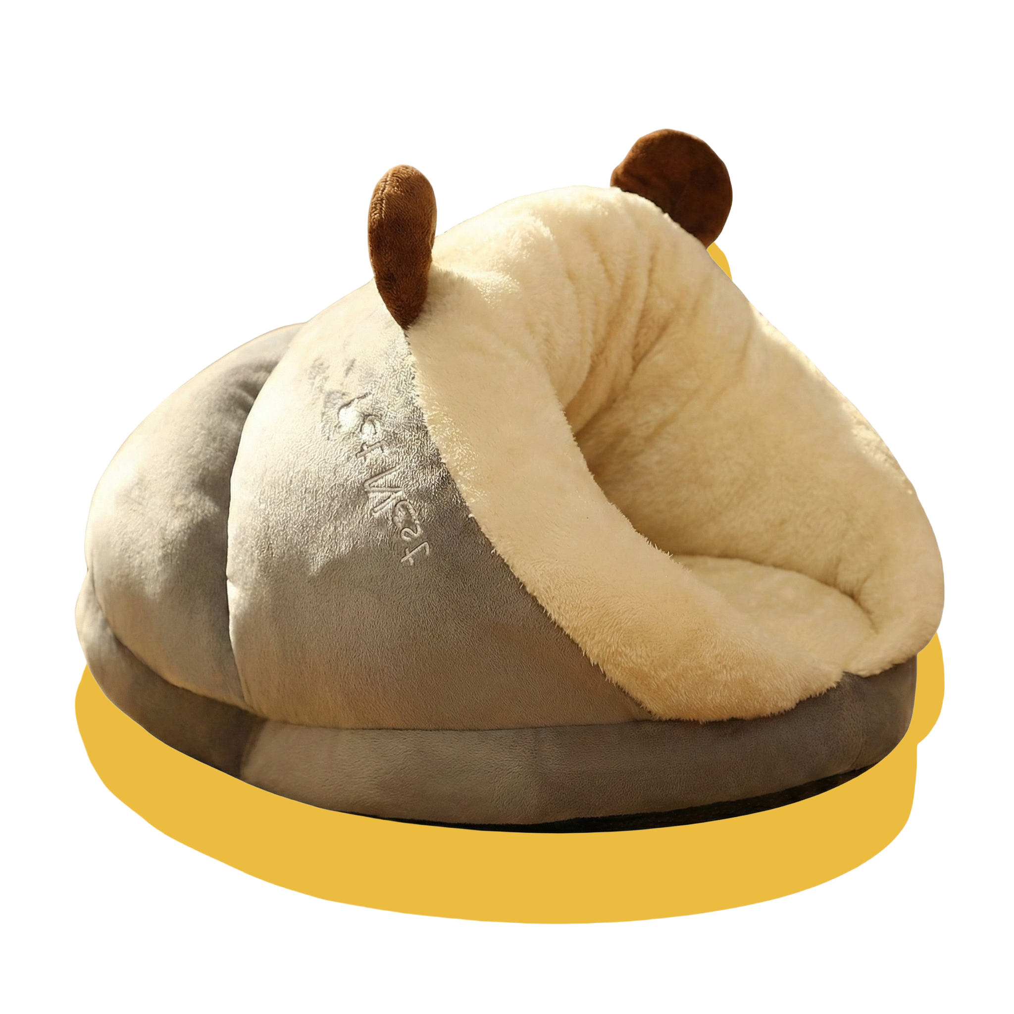 Cosy Slipper Dog/Cat Bed Green