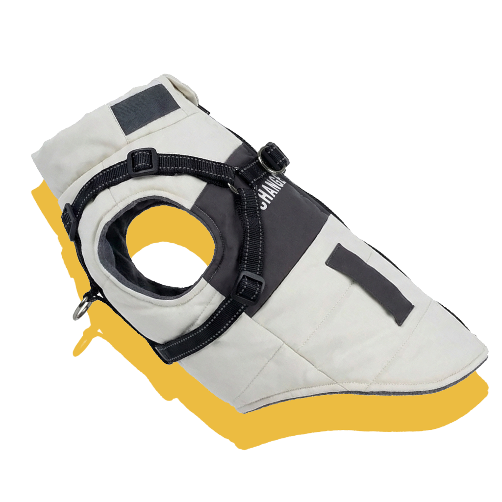 Urban Explorer Windproof Dog Puffer Vest Steel Blue