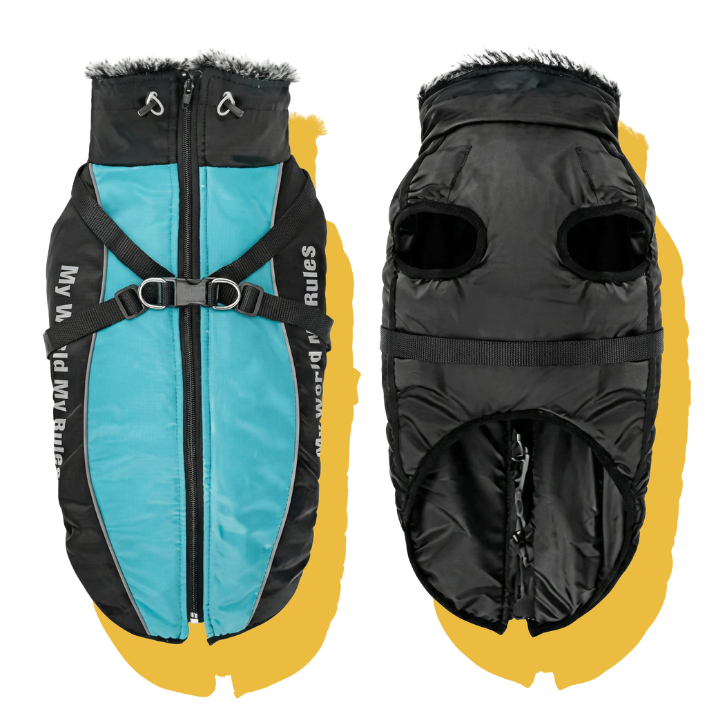 Alpine Water-Resistant Dog Jacket Grey