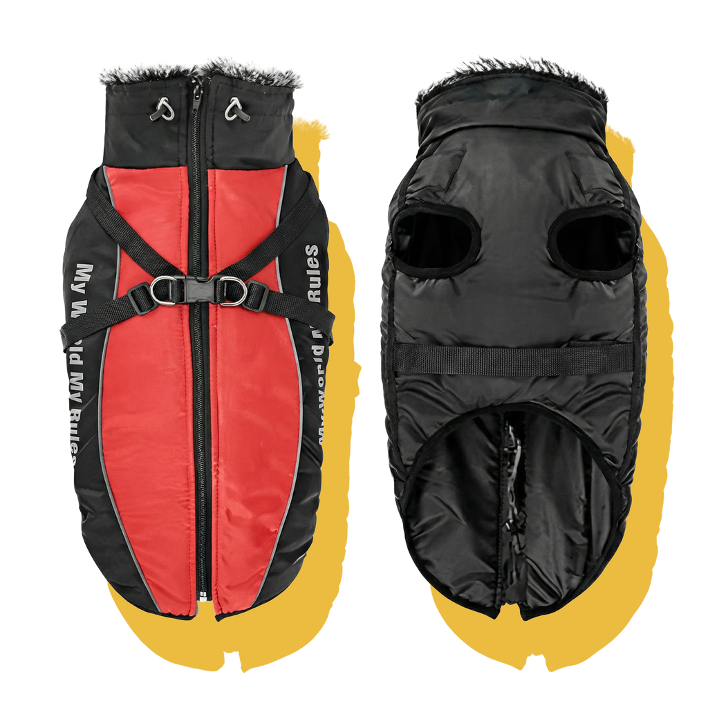 Alpine Water-Resistant Dog Jacket Grey