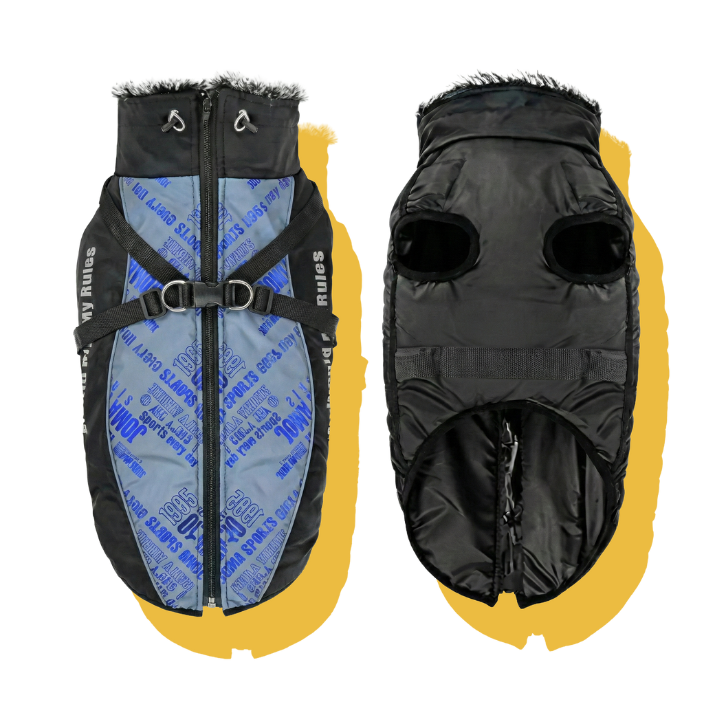 Alpine Water-Resistant Dog Jacket Grey