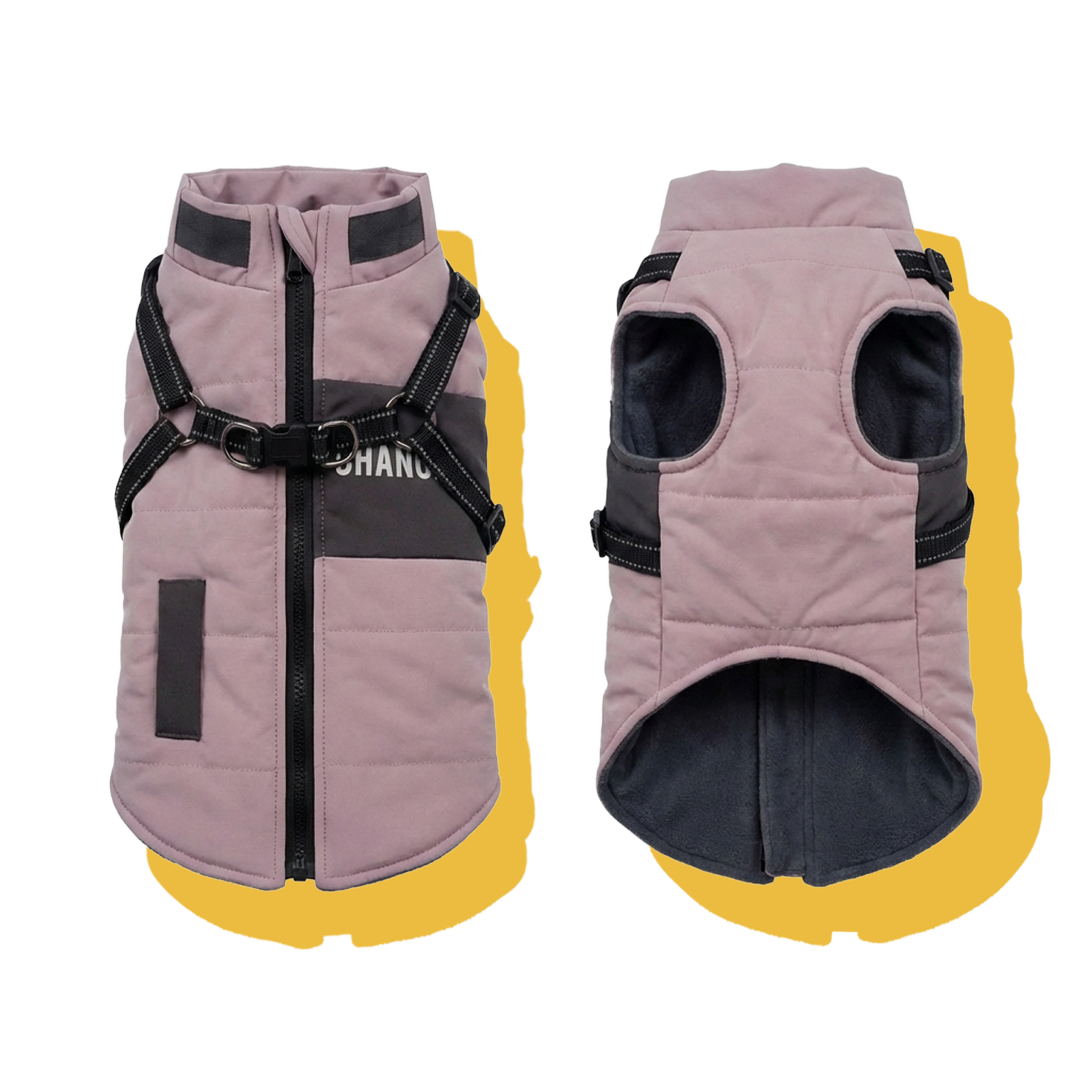 Urban Explorer Windproof Dog Puffer Vest Steel Blue