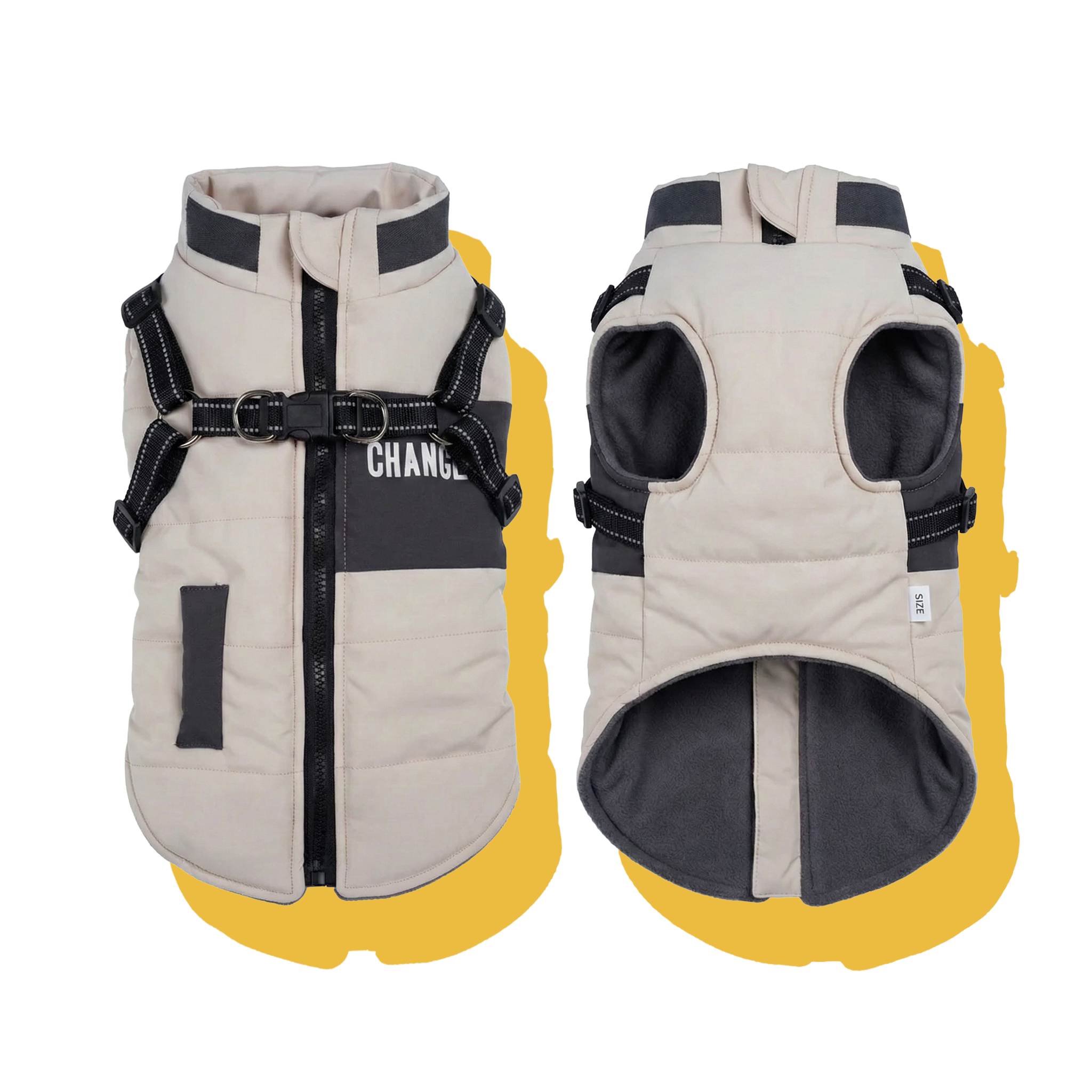 Urban Explorer Windproof Dog Puffer Vest Steel Blue