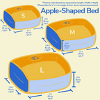Apple-Shaped Soft Dog/Cat Bed