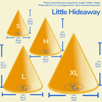 Little Hideaway Calming Dog/Cat Bed Brown